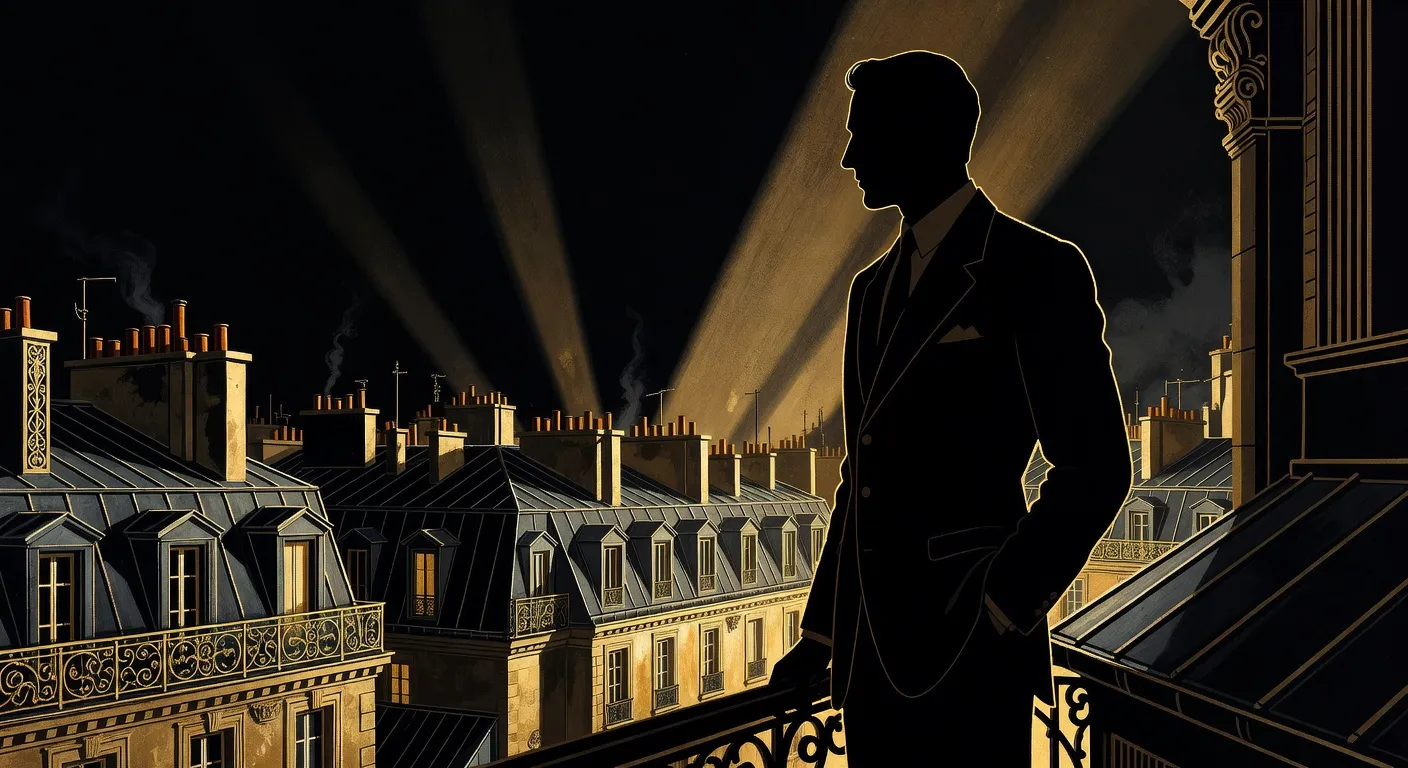 Affiche de cinéma style années 1930, évoquant la première adaptation de Bel-Ami