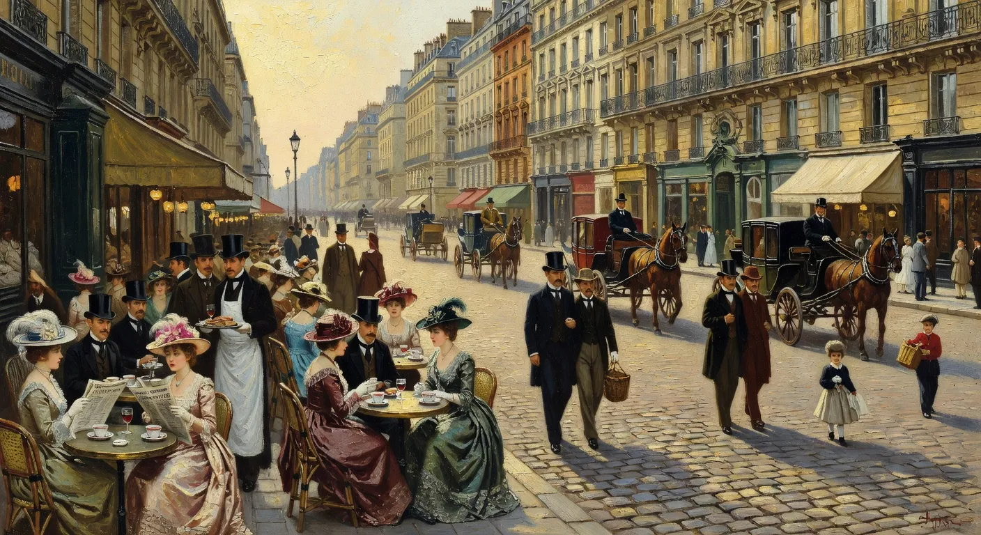 Le Paris des annees 1880 sous la Troisieme Republique
