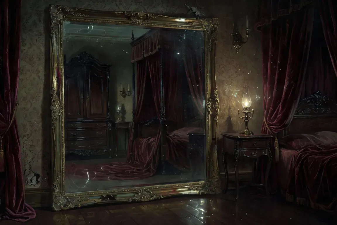 Miroir vide, métaphore du Horla et du double absent