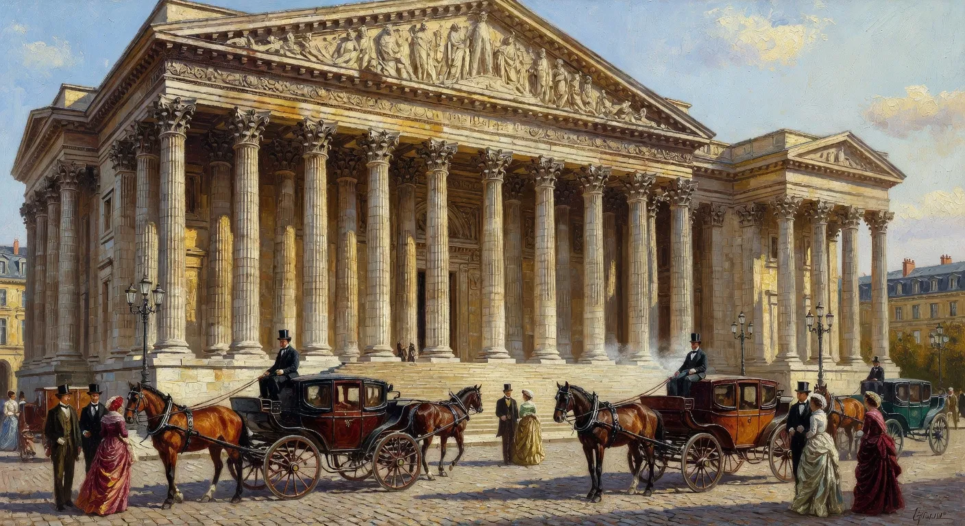 L'eglise de la Madeleine a Paris, lieu symbolique du roman Bel Ami