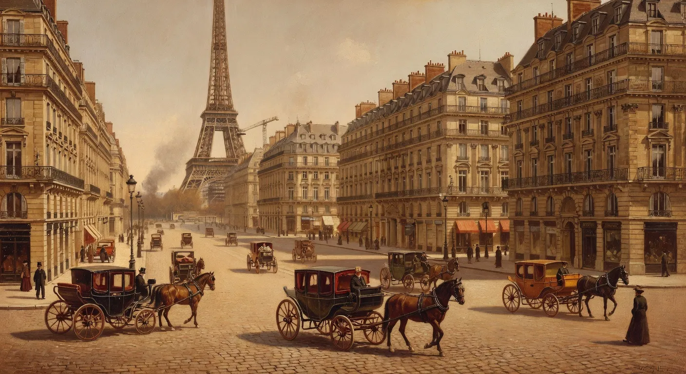 Le Paris des annees 1880, cadre historique du roman Bel Ami de Maupassant