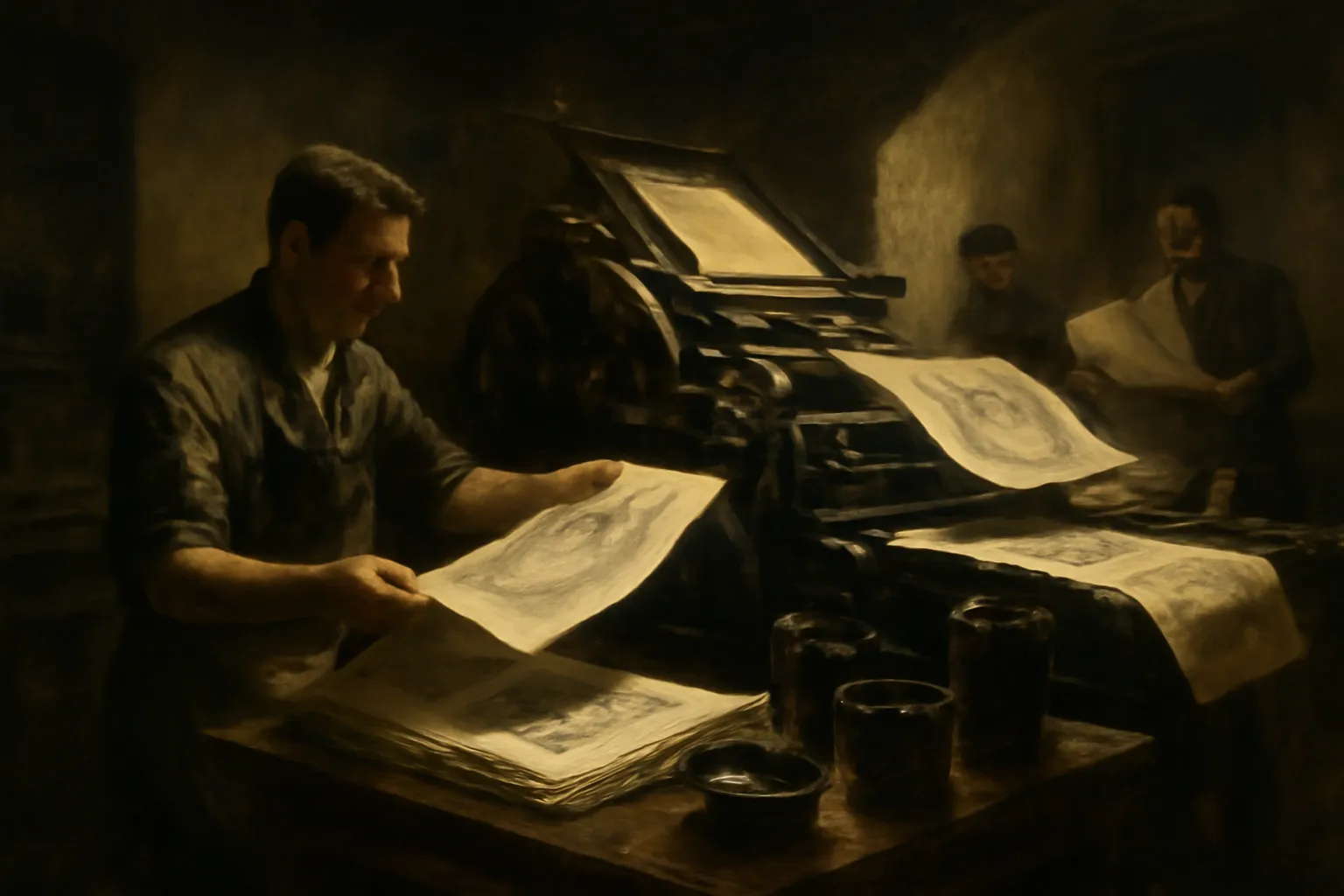 La redaction du journal La Vie Francaise dans Bel Ami de Maupassant